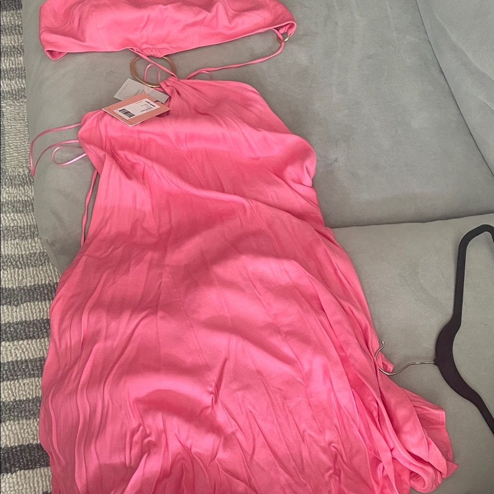Cult Gaia Pink Midi Skirt - Picture 6 of 7